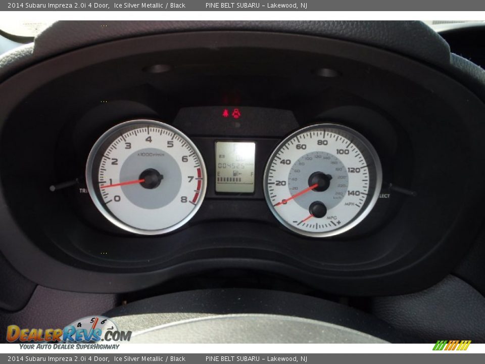 2014 Subaru Impreza 2.0i 4 Door Ice Silver Metallic / Black Photo #15