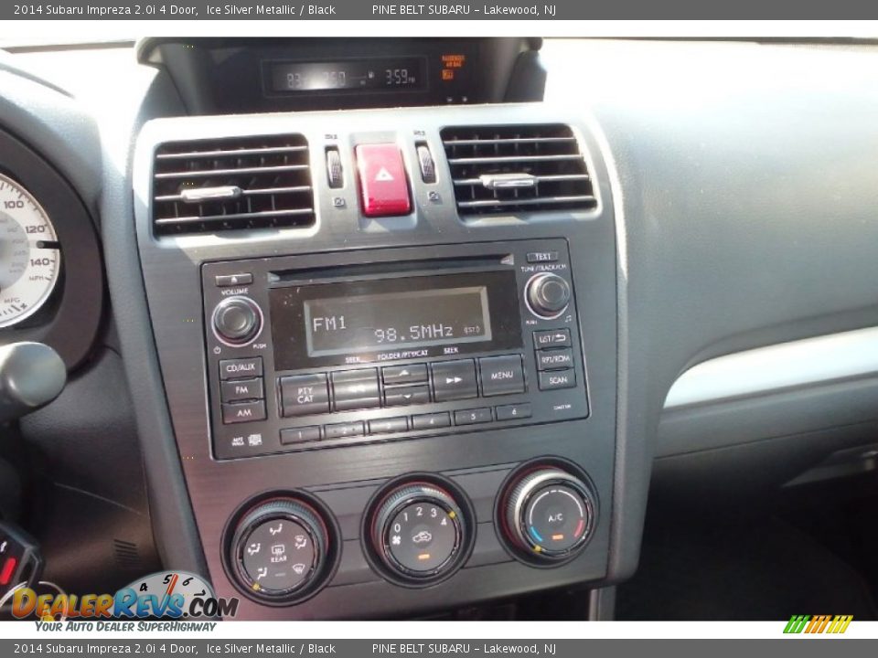 2014 Subaru Impreza 2.0i 4 Door Ice Silver Metallic / Black Photo #16
