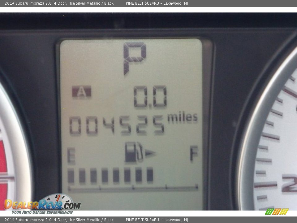 2014 Subaru Impreza 2.0i 4 Door Ice Silver Metallic / Black Photo #25