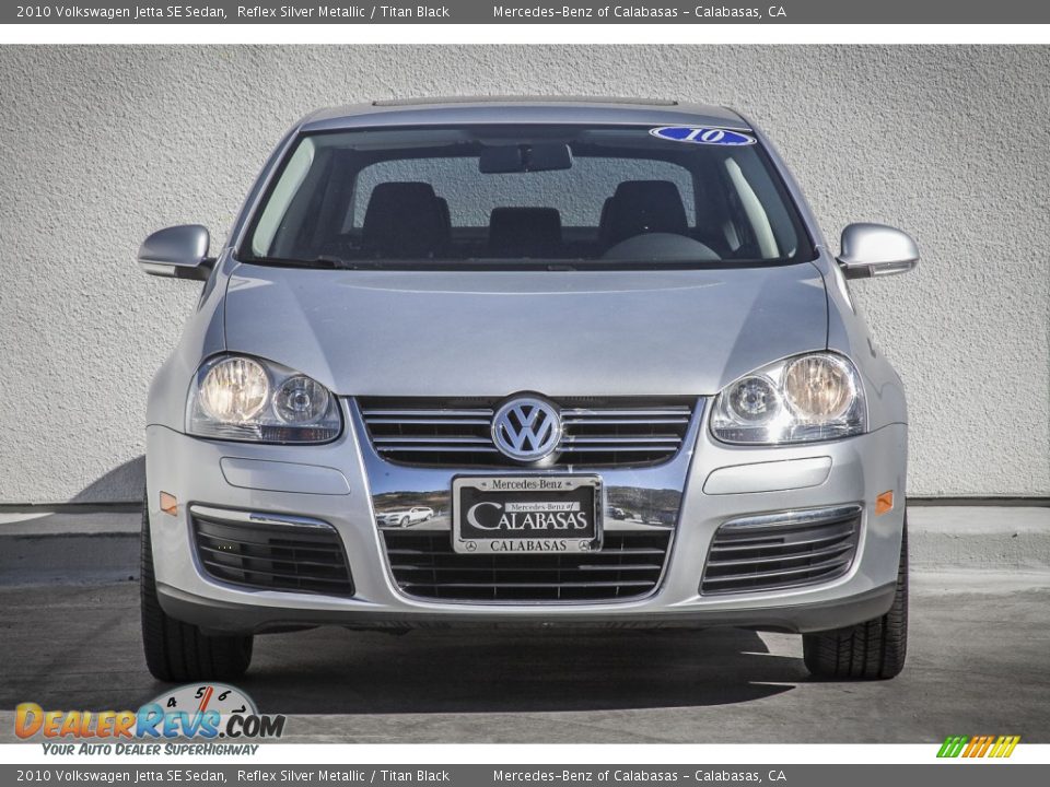 2010 Volkswagen Jetta SE Sedan Reflex Silver Metallic / Titan Black Photo #2