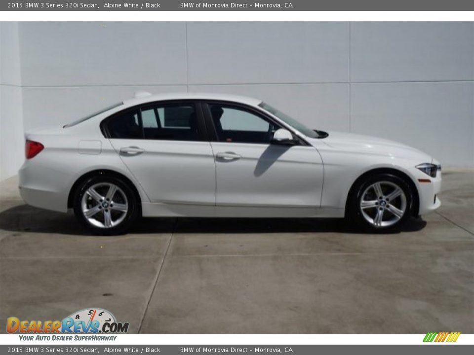 2015 BMW 3 Series 320i Sedan Alpine White / Black Photo #2