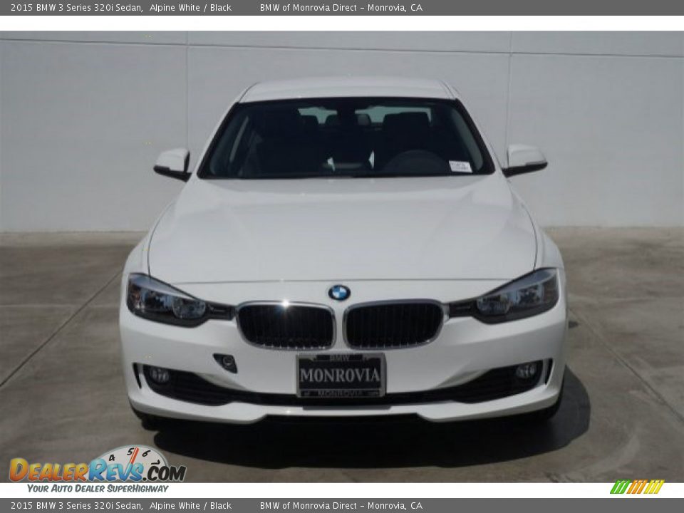 2015 BMW 3 Series 320i Sedan Alpine White / Black Photo #3