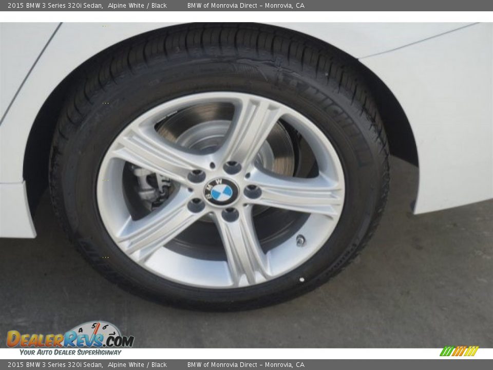 2015 BMW 3 Series 320i Sedan Alpine White / Black Photo #4
