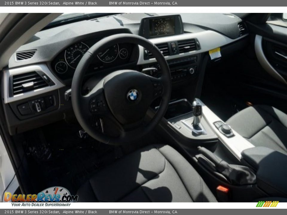 2015 BMW 3 Series 320i Sedan Alpine White / Black Photo #6