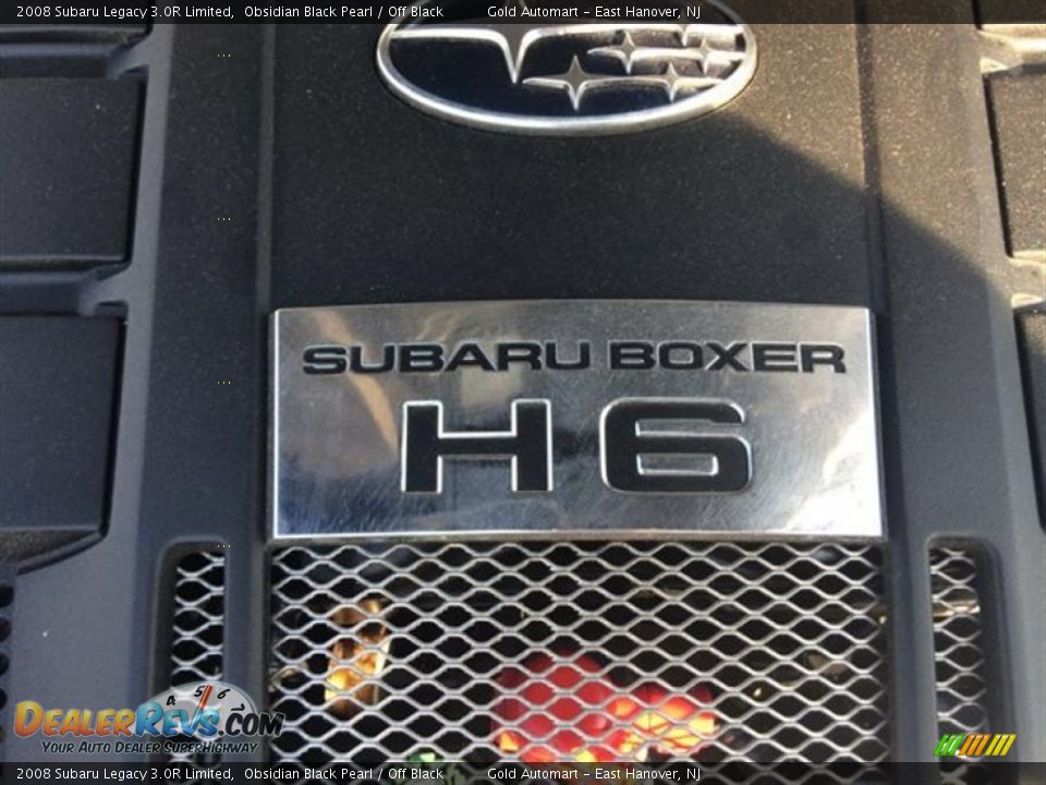 2008 Subaru Legacy 3.0R Limited Obsidian Black Pearl / Off Black Photo #25
