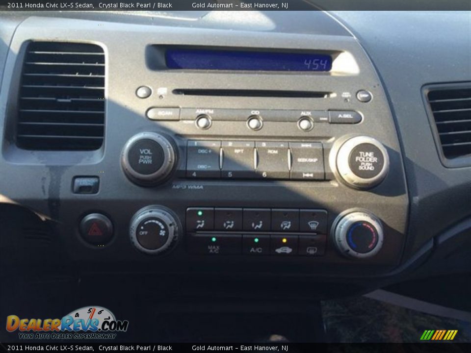2011 Honda Civic LX-S Sedan Crystal Black Pearl / Black Photo #18