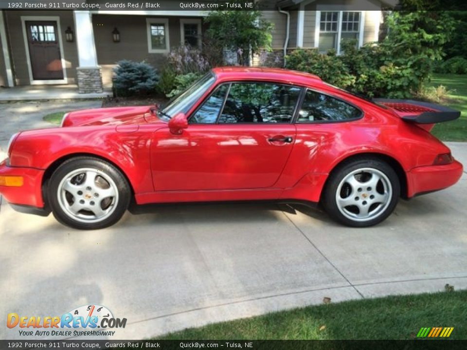 Guards Red 1992 Porsche 911 Turbo Coupe Photo #4