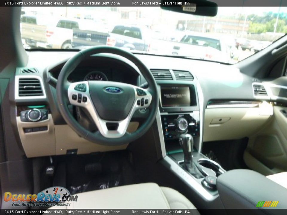 Dashboard of 2015 Ford Explorer Limited 4WD Photo #13