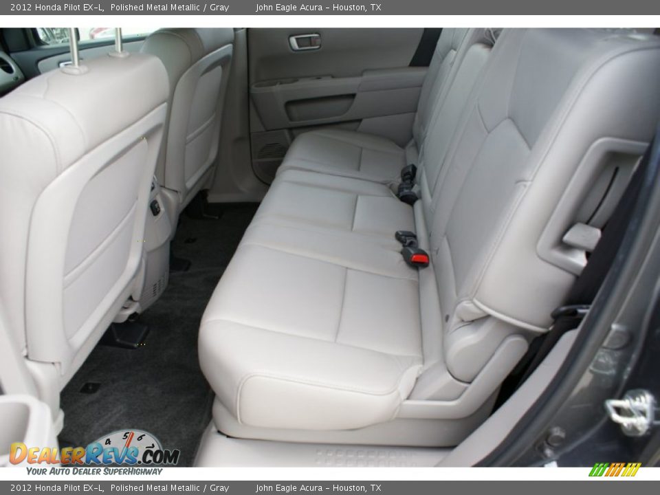 2012 Honda Pilot EX-L Polished Metal Metallic / Gray Photo #15