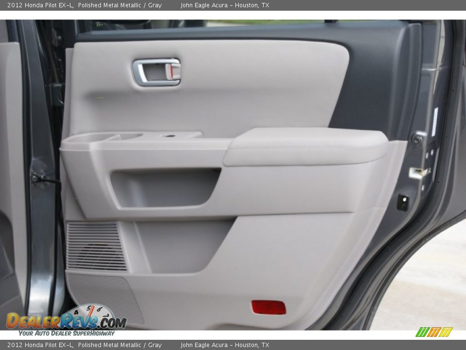 2012 Honda Pilot EX-L Polished Metal Metallic / Gray Photo #18