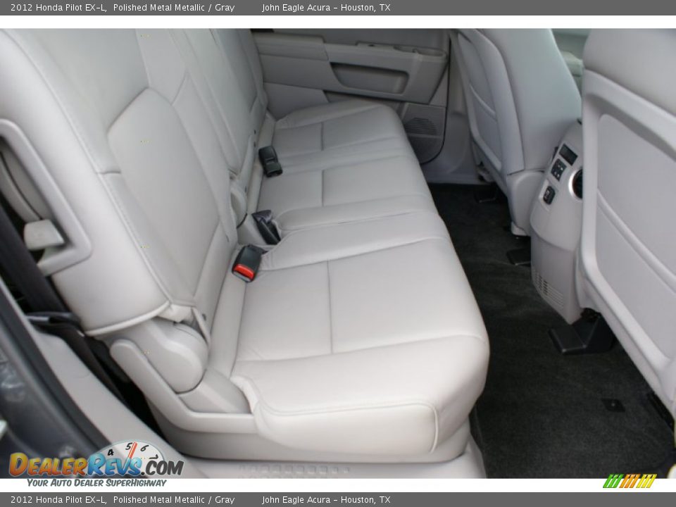 2012 Honda Pilot EX-L Polished Metal Metallic / Gray Photo #19