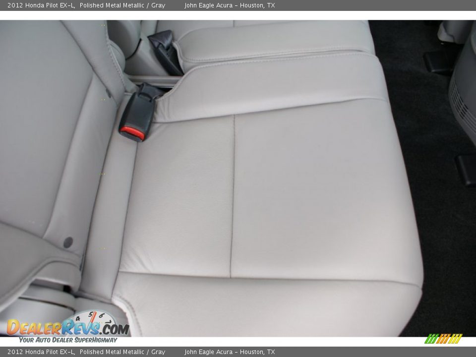 2012 Honda Pilot EX-L Polished Metal Metallic / Gray Photo #20