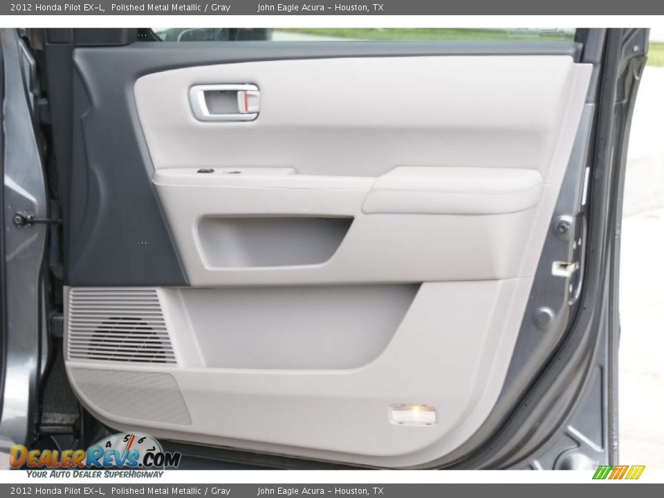 2012 Honda Pilot EX-L Polished Metal Metallic / Gray Photo #21