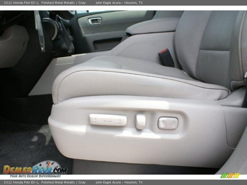 2012 Honda Pilot EX-L Polished Metal Metallic / Gray Photo #24