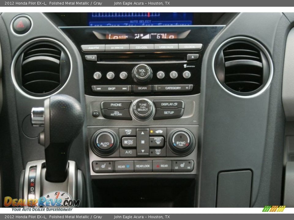 2012 Honda Pilot EX-L Polished Metal Metallic / Gray Photo #27