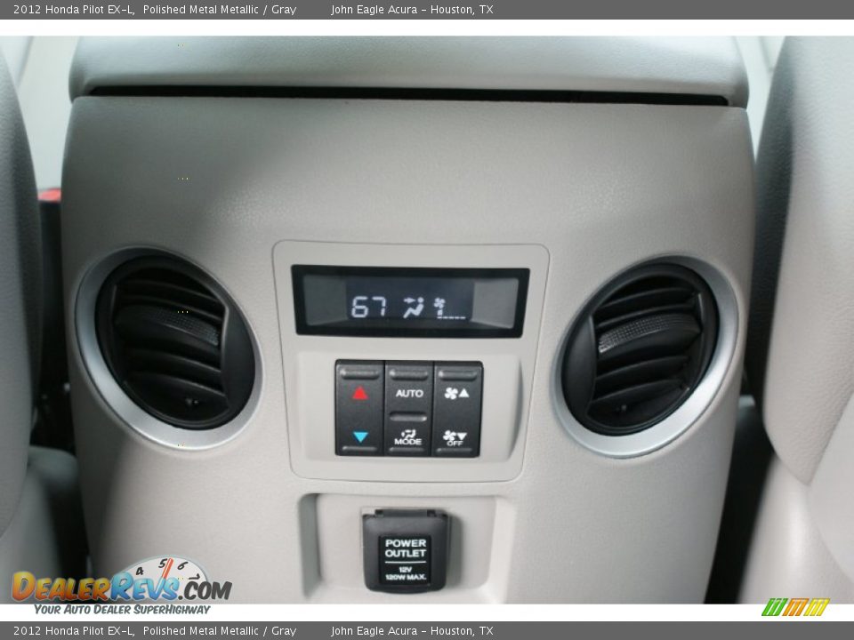 2012 Honda Pilot EX-L Polished Metal Metallic / Gray Photo #28