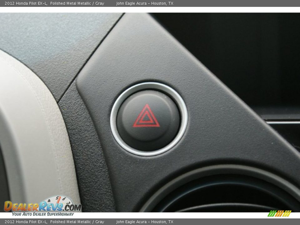 2012 Honda Pilot EX-L Polished Metal Metallic / Gray Photo #36
