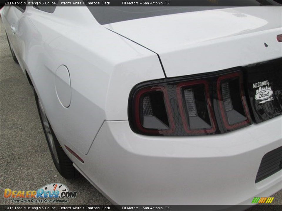 2014 Ford Mustang V6 Coupe Oxford White / Charcoal Black Photo #6