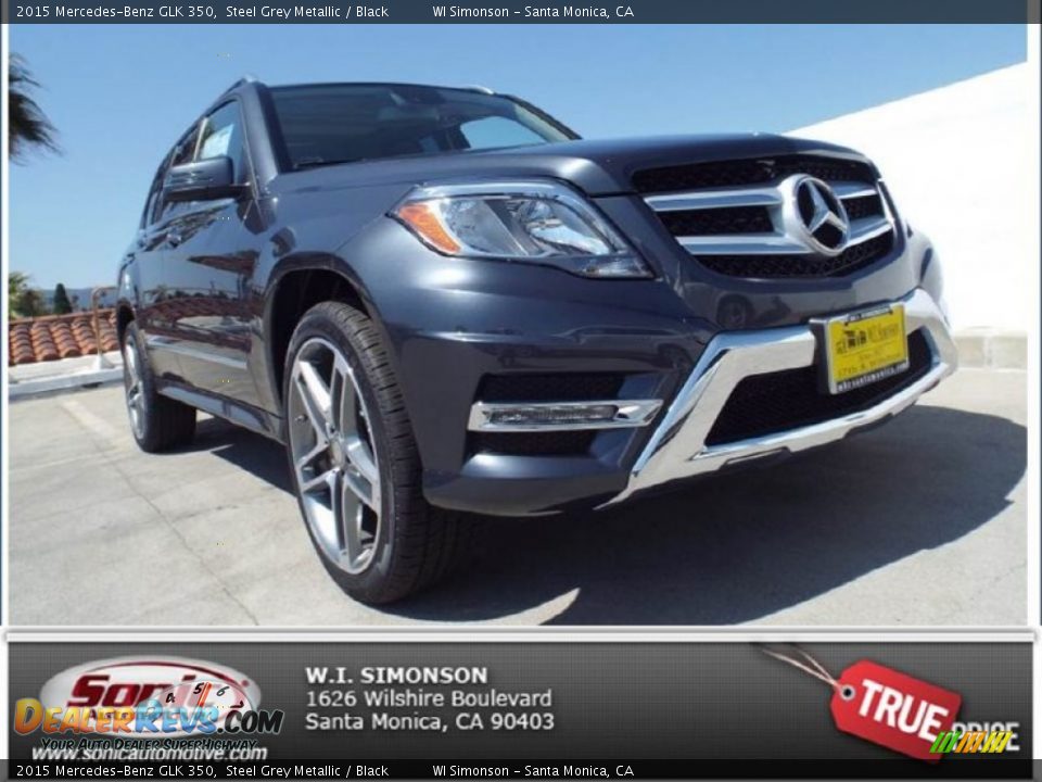 2015 Mercedes-Benz GLK 350 Steel Grey Metallic / Black Photo #1