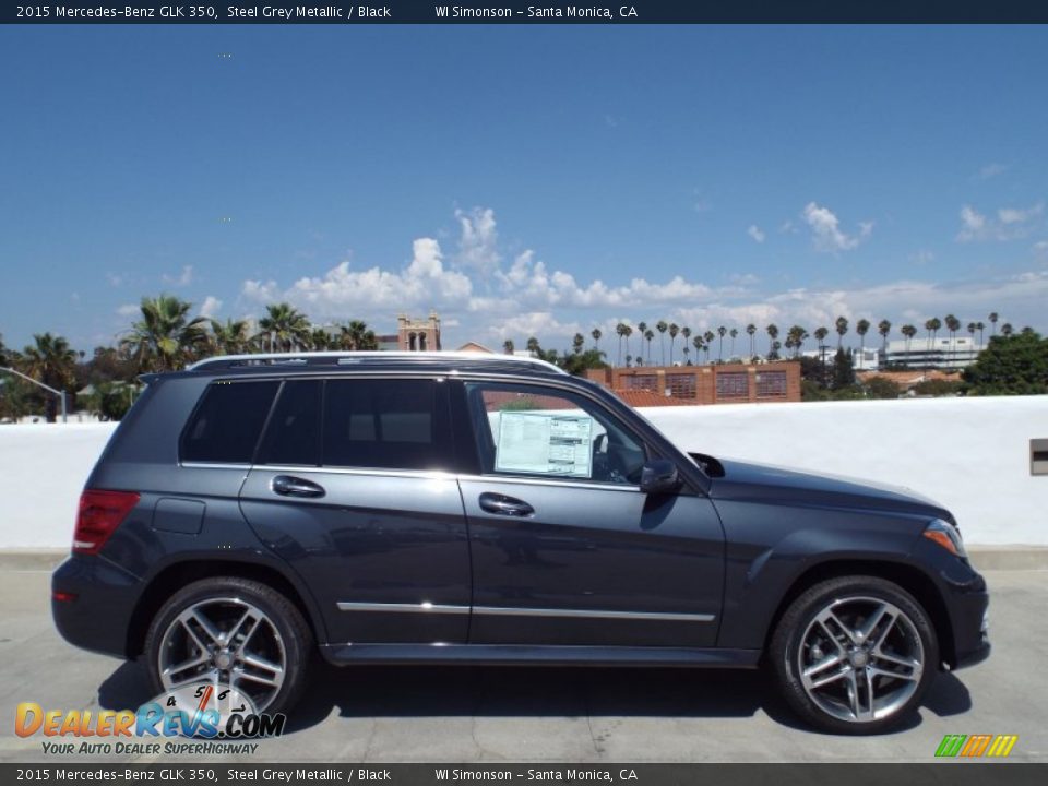 2015 Mercedes-Benz GLK 350 Steel Grey Metallic / Black Photo #3