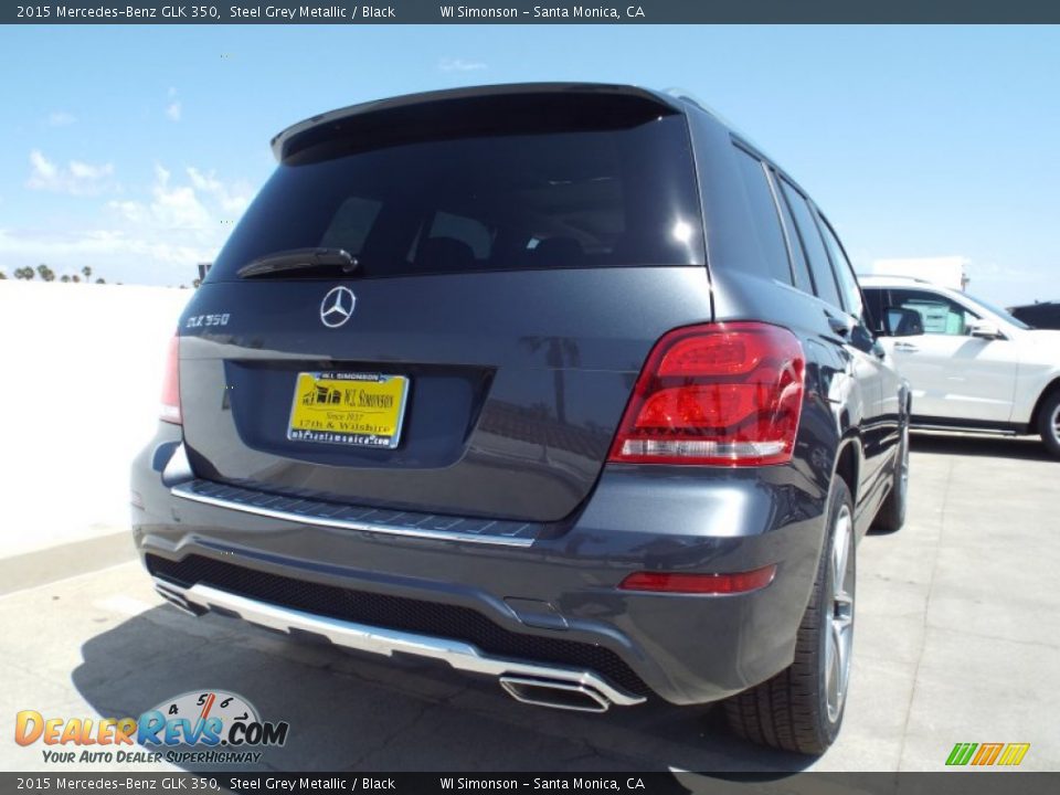 2015 Mercedes-Benz GLK 350 Steel Grey Metallic / Black Photo #4