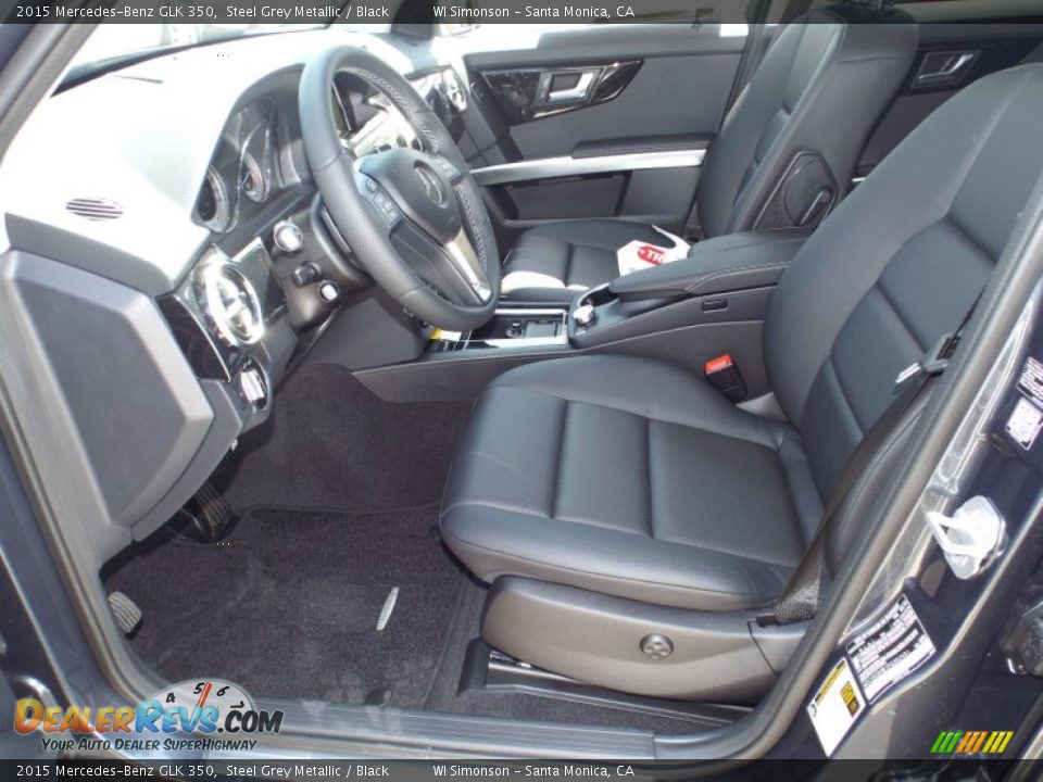 2015 Mercedes-Benz GLK 350 Steel Grey Metallic / Black Photo #7