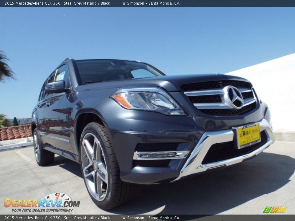 2015 Mercedes-Benz GLK 350 Steel Grey Metallic / Black Photo #11