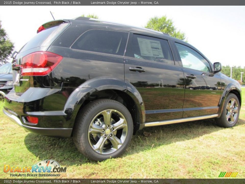 2015 Dodge Journey Crossroad Pitch Black / Black Photo #3