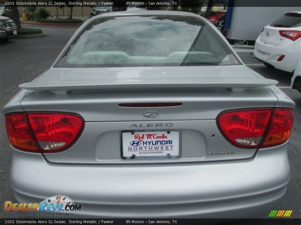 2003 Oldsmobile Alero GL Sedan Sterling Metallic / Pewter Photo #5