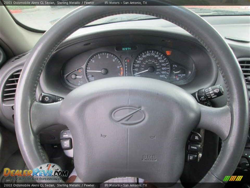 2003 Oldsmobile Alero GL Sedan Sterling Metallic / Pewter Photo #15