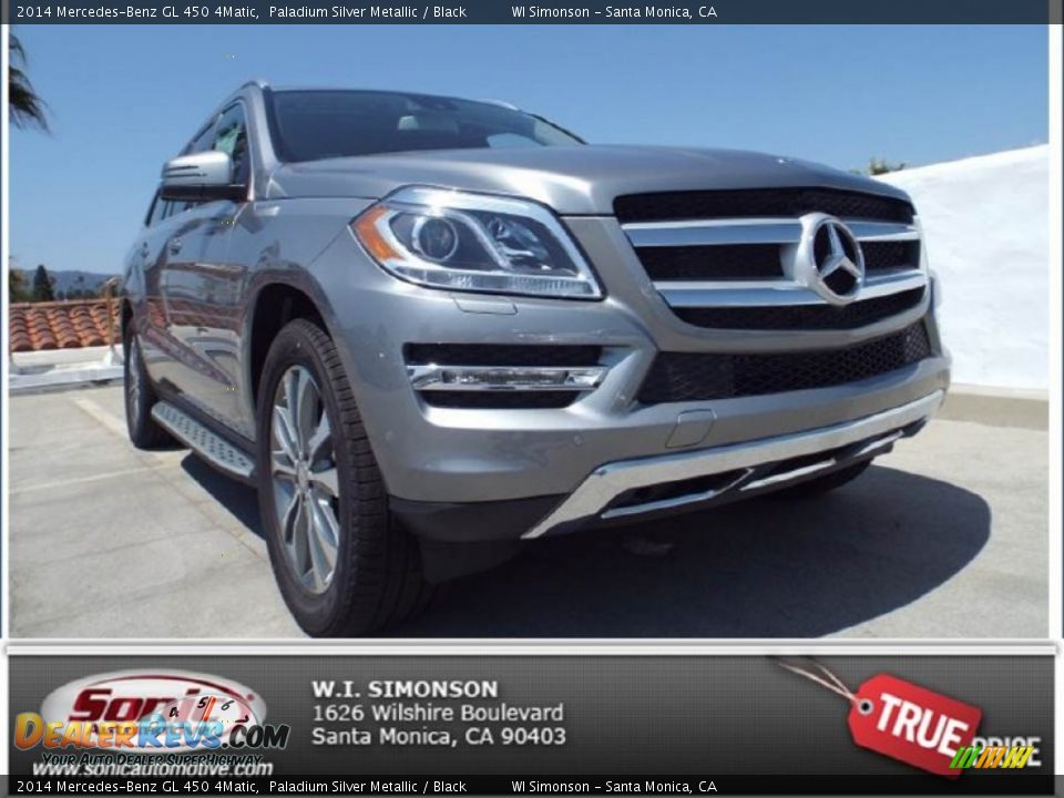 2014 Mercedes-Benz GL 450 4Matic Paladium Silver Metallic / Black Photo #1