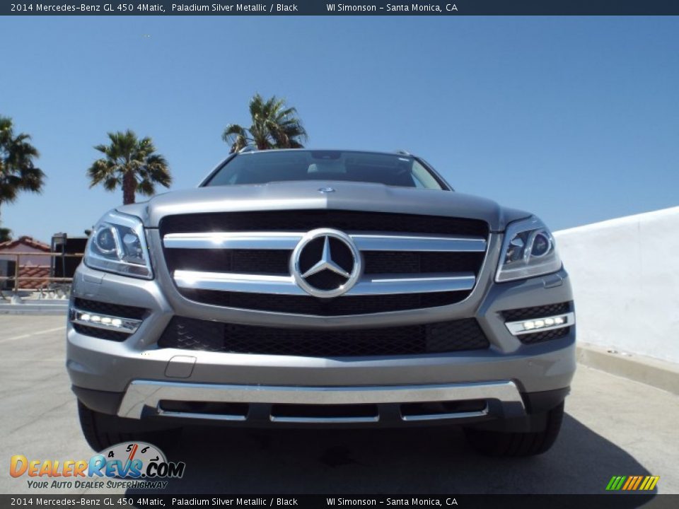2014 Mercedes-Benz GL 450 4Matic Paladium Silver Metallic / Black Photo #2