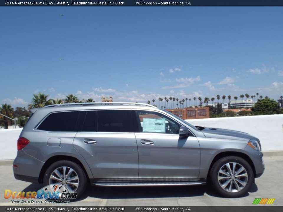 2014 Mercedes-Benz GL 450 4Matic Paladium Silver Metallic / Black Photo #3