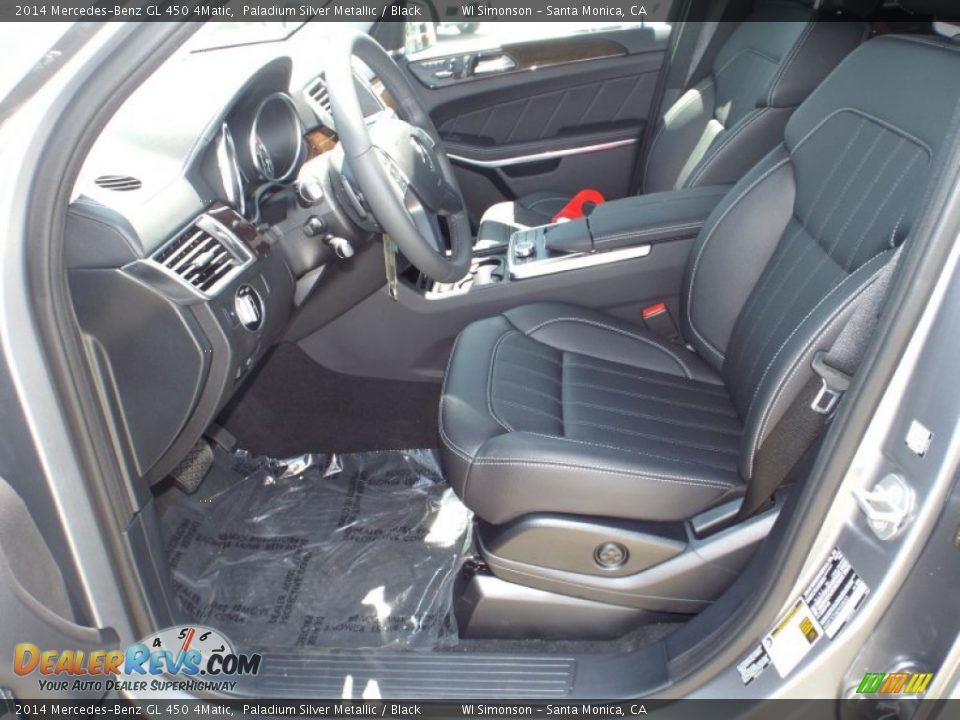 2014 Mercedes-Benz GL 450 4Matic Paladium Silver Metallic / Black Photo #7