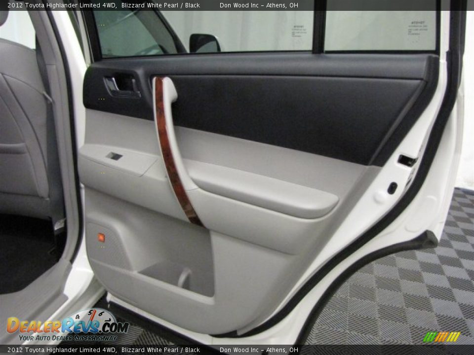 2012 Toyota Highlander Limited 4WD Blizzard White Pearl / Black Photo #16