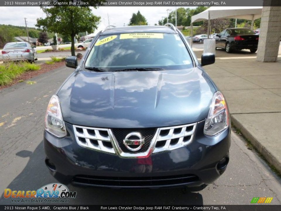 2013 Nissan Rogue S AWD Graphite Blue / Black Photo #3
