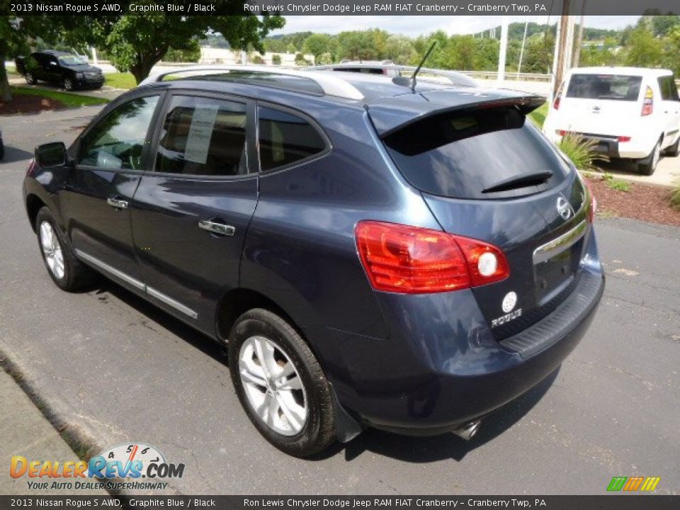 2013 Nissan Rogue S AWD Graphite Blue / Black Photo #6
