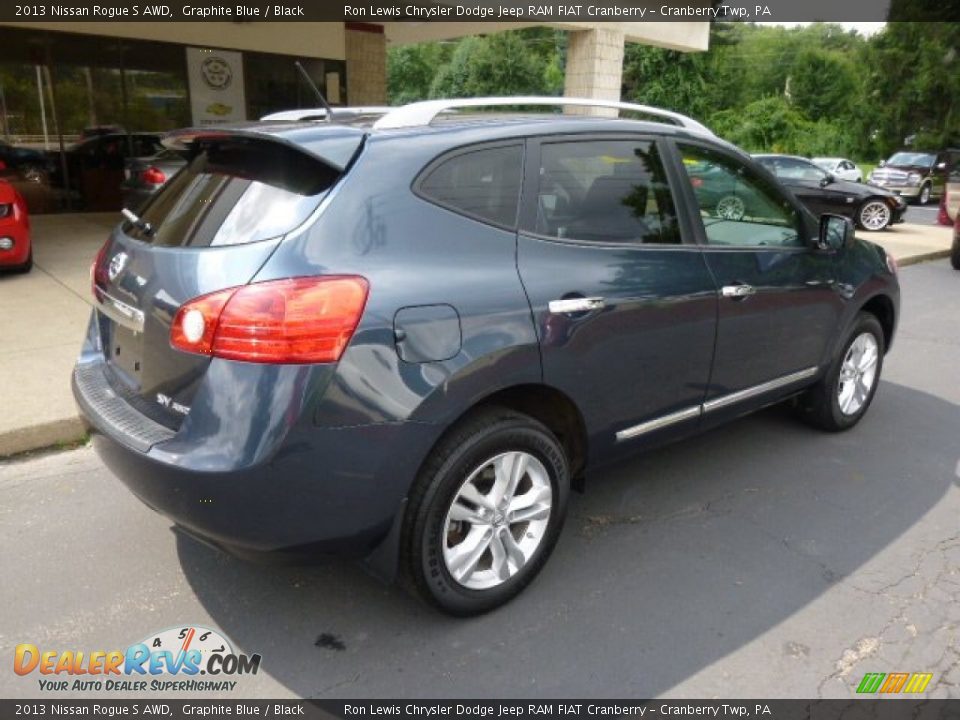 2013 Nissan Rogue S AWD Graphite Blue / Black Photo #8