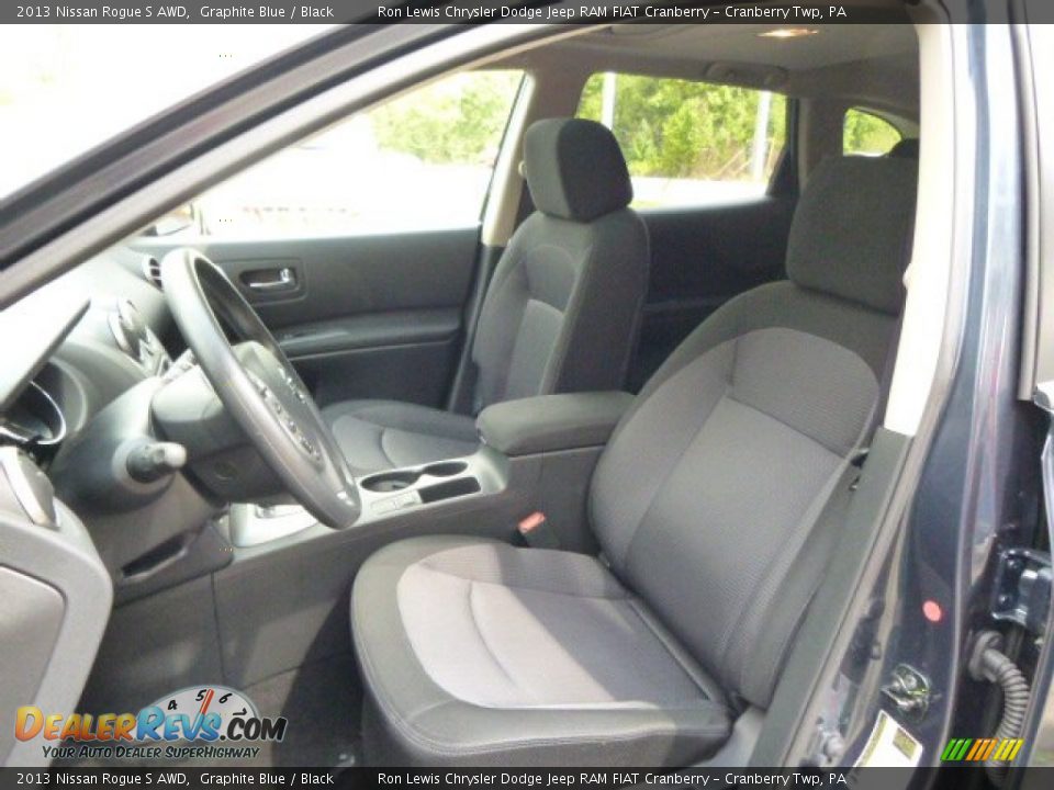 2013 Nissan Rogue S AWD Graphite Blue / Black Photo #10