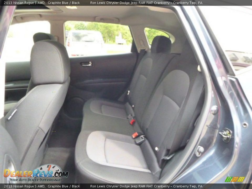 2013 Nissan Rogue S AWD Graphite Blue / Black Photo #11