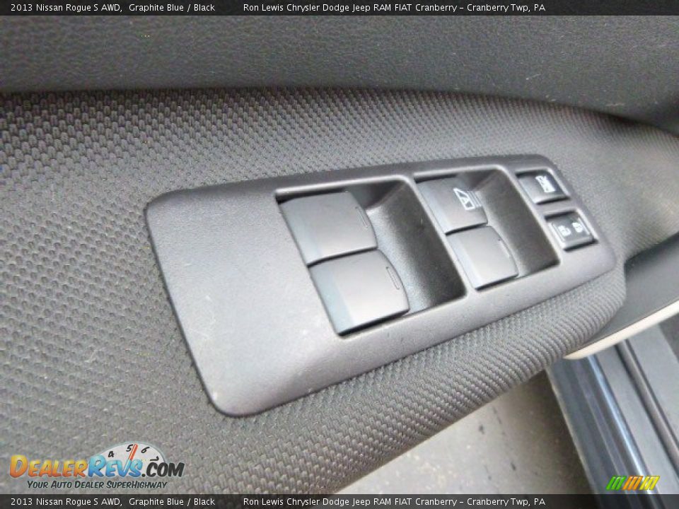 2013 Nissan Rogue S AWD Graphite Blue / Black Photo #13