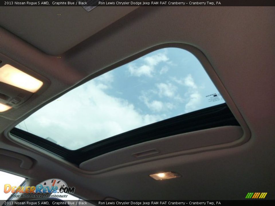 2013 Nissan Rogue S AWD Graphite Blue / Black Photo #14