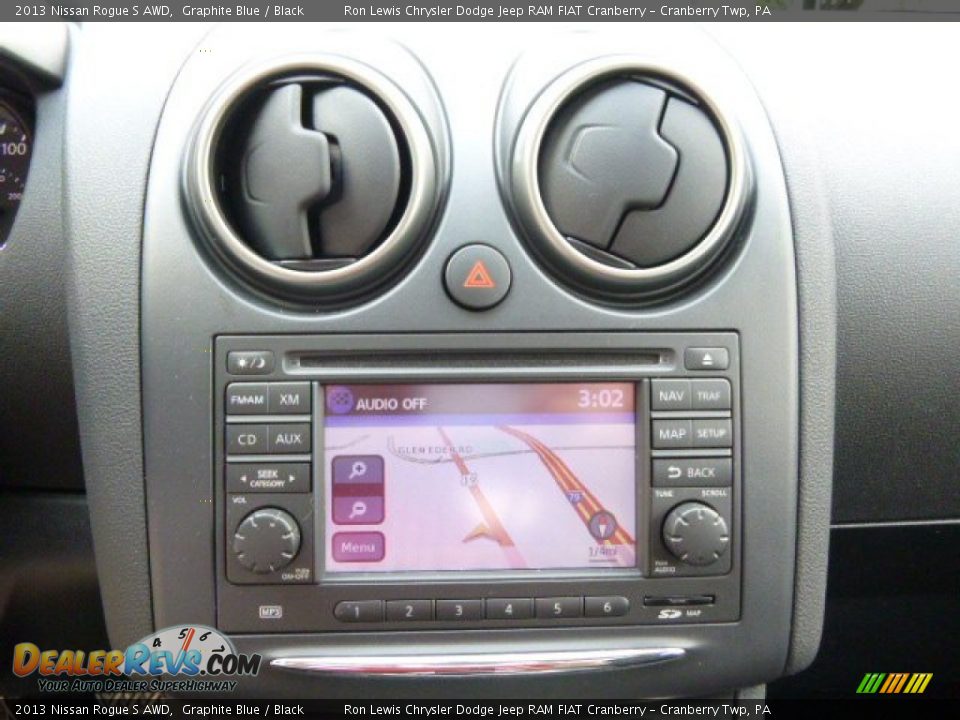 2013 Nissan Rogue S AWD Graphite Blue / Black Photo #15