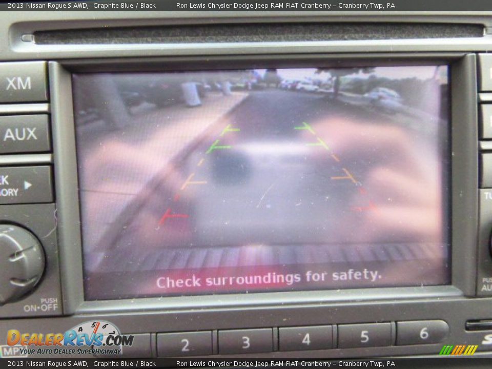 2013 Nissan Rogue S AWD Graphite Blue / Black Photo #16