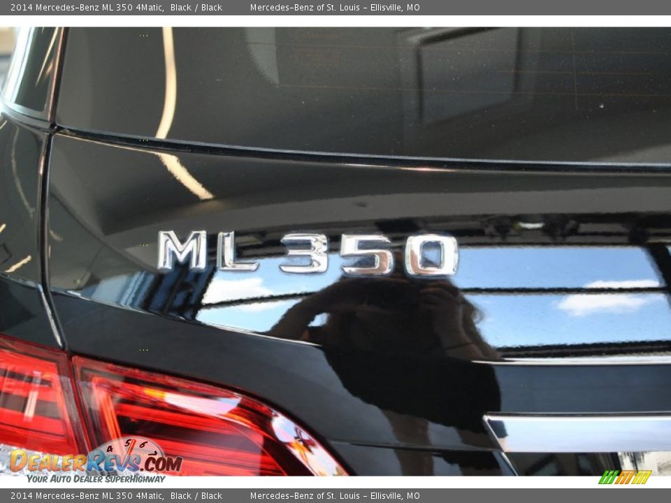 2014 Mercedes-Benz ML 350 4Matic Black / Black Photo #11