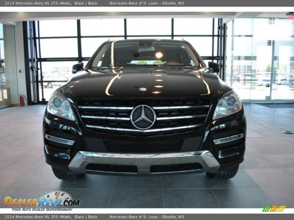 2014 Mercedes-Benz ML 350 4Matic Black / Black Photo #23
