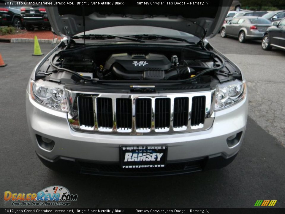 2012 Jeep Grand Cherokee Laredo 4x4 Bright Silver Metallic / Black Photo #3