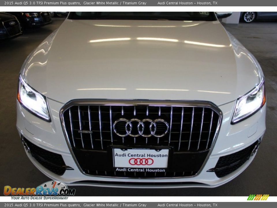 2015 Audi Q5 3.0 TFSI Premium Plus quattro Glacier White Metallic / Titanium Gray Photo #2