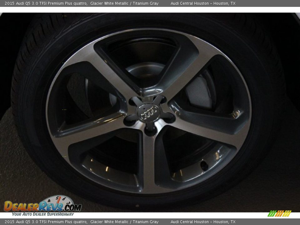 2015 Audi Q5 3.0 TFSI Premium Plus quattro Glacier White Metallic / Titanium Gray Photo #4