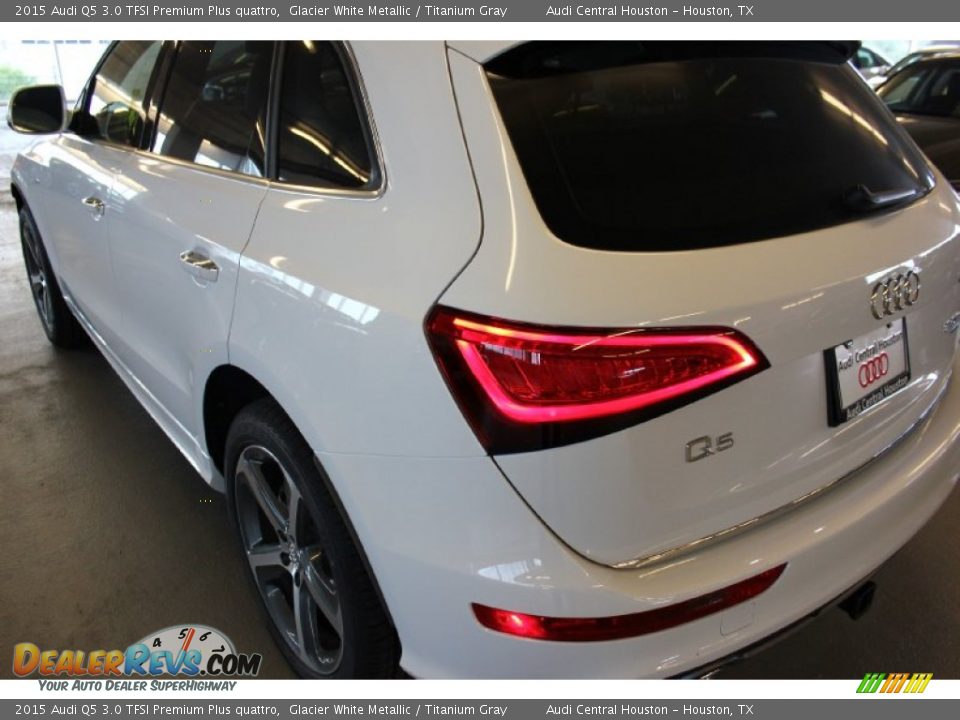 2015 Audi Q5 3.0 TFSI Premium Plus quattro Glacier White Metallic / Titanium Gray Photo #6
